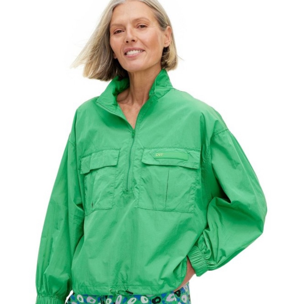 Women's Nylon Packable Long Sleeve Half Zip Jacket - DVF for Target
